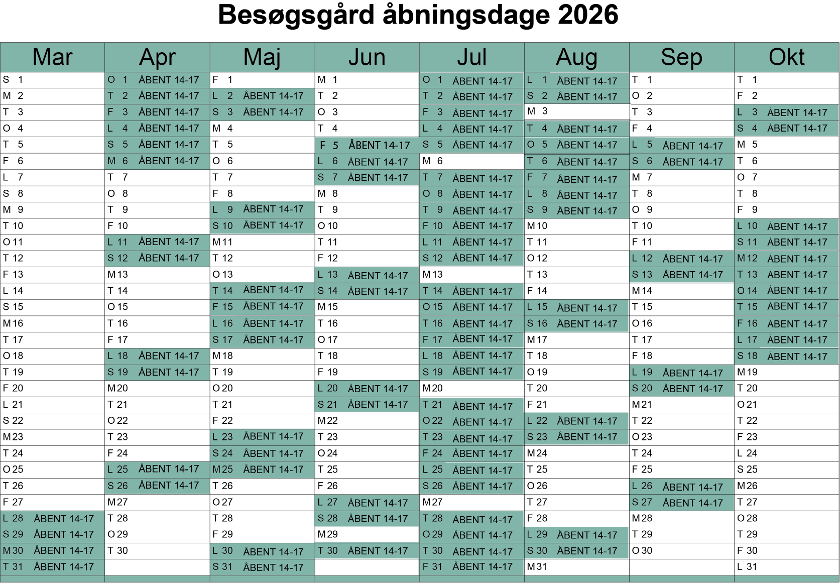 kalender 2026 03